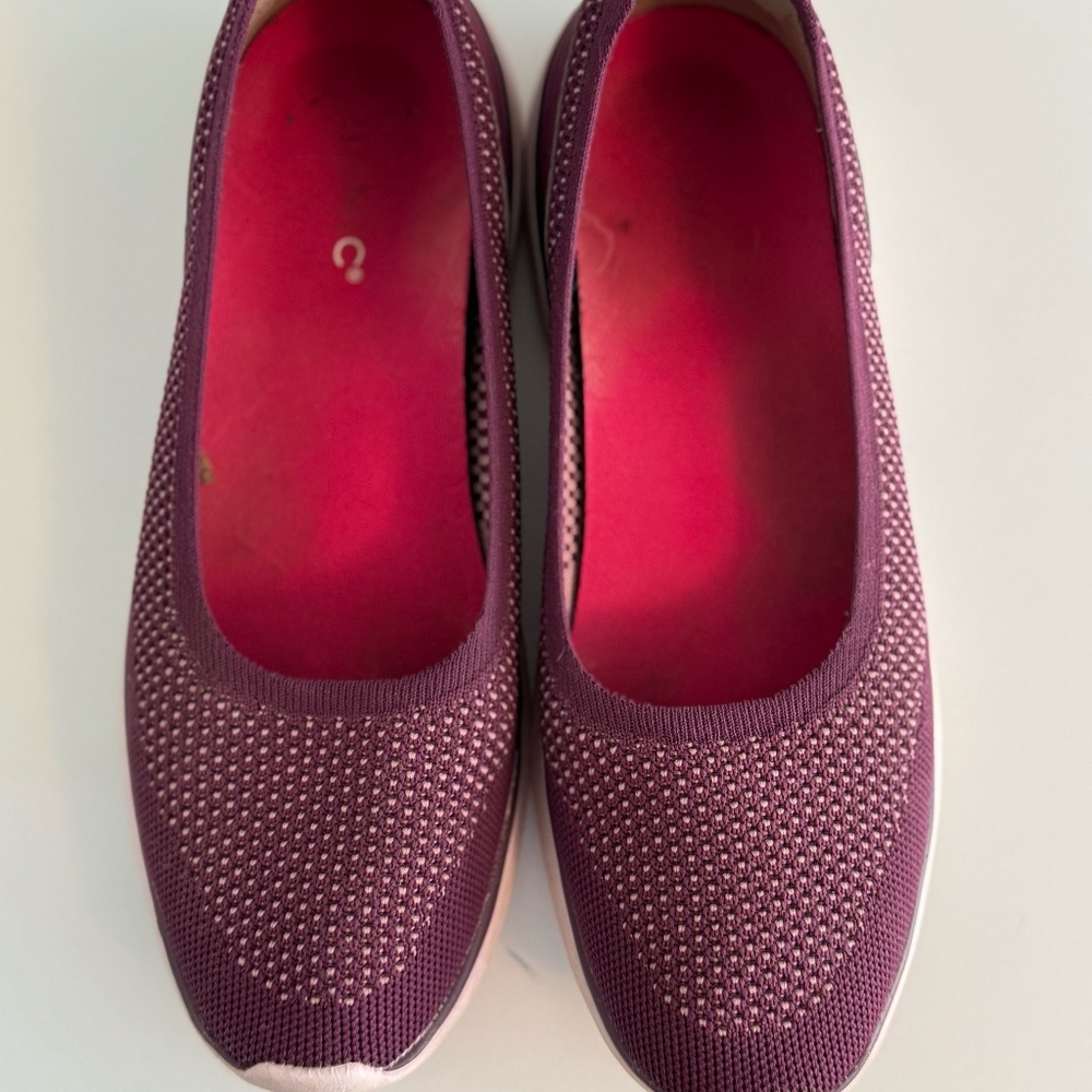 Purple Vionic Woven Top Shoes